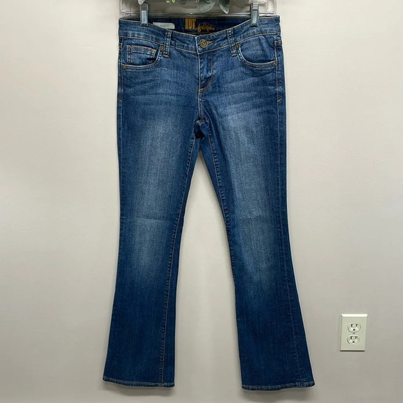 Kut From The Cloth Felicia Baby Bootcut Denim Jeans 2 - Picture 1 of 16